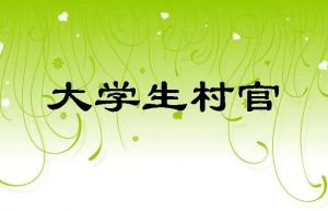 大學生村官考試